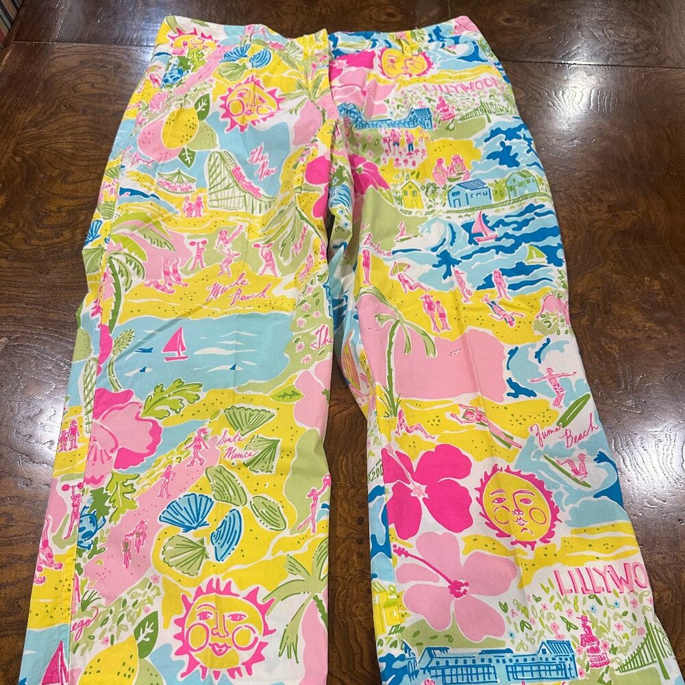 Lilly Pulitzer LillyWood Print Pant